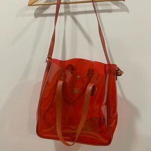 Lacoste Translucent Orange Bag